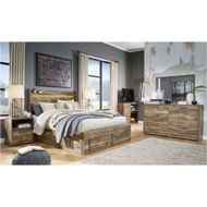 Picture of Rusthaven Queen Storage Bed