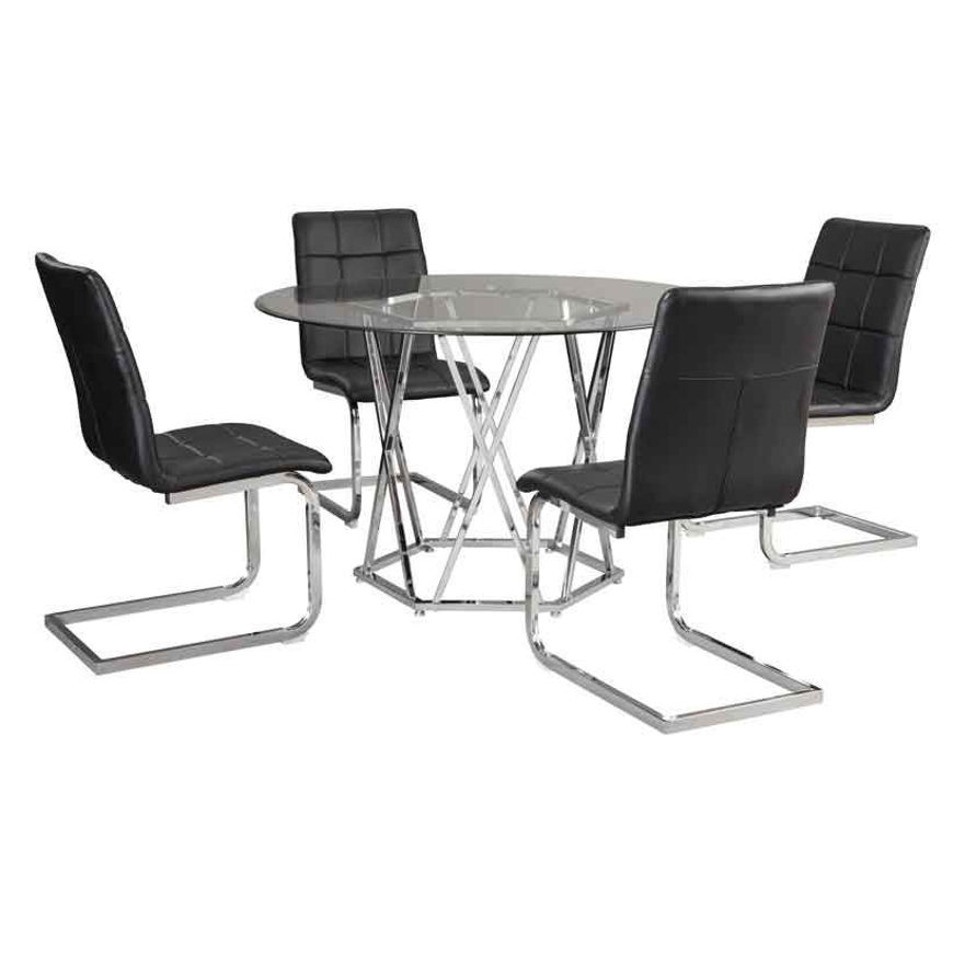 Picture of Madanere 5 Pc Dining Set Black
