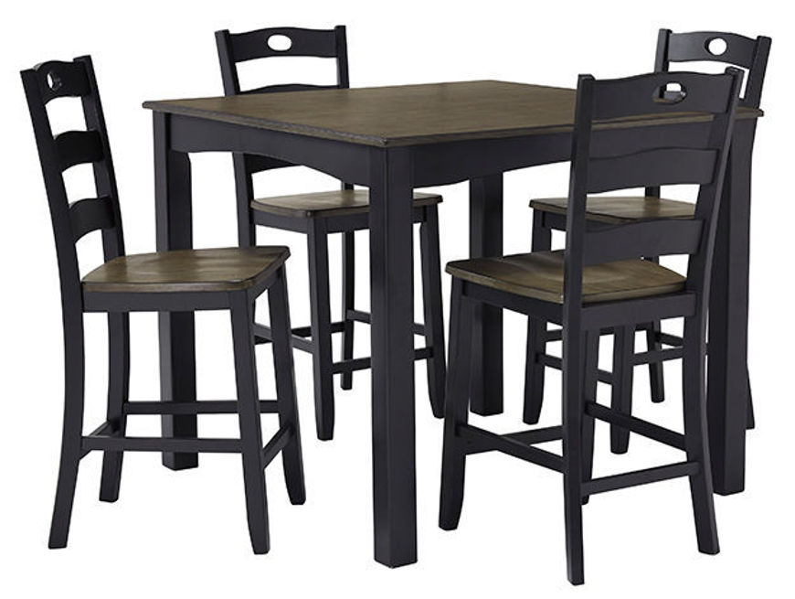 Picture of Froshburg 5 Pc Square Counter Height Dining Set