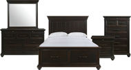 Picture of King Slater Black Storage Bed Set
