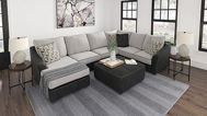 Picture of Bilgray Pewter Sectional LAF Chaise
