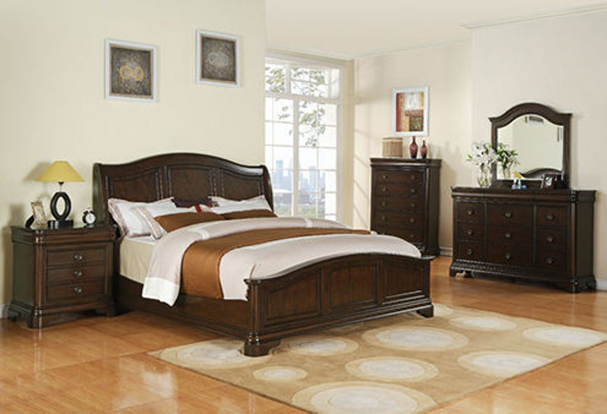 Picture of Cameron Cherry Queen Bed
