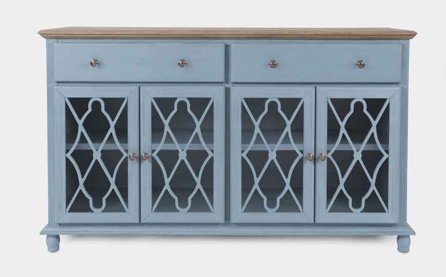 Picture of Aurora Hill Blue 58" Cabinet