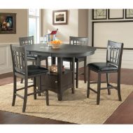 Picture of Max Grey 5 Pc Counter High Dining Set