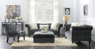 Picture of Bliss Charcoal Armless Chair