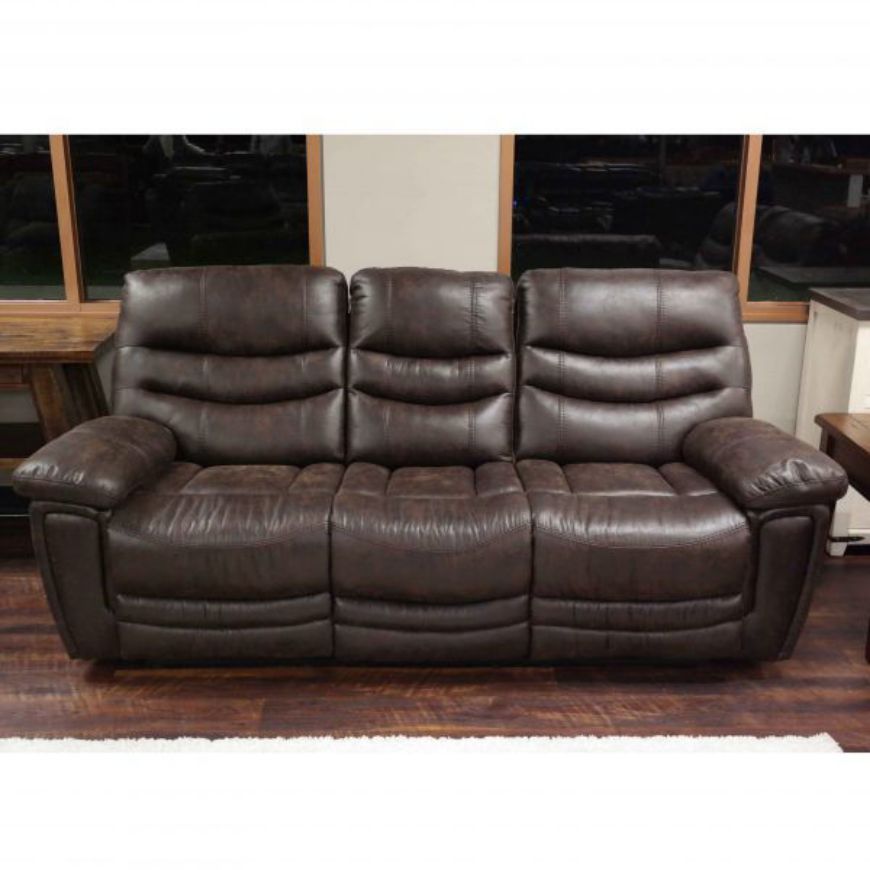 Picture of Badland Chocolate Reclining Sofa