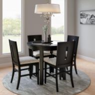 Picture of Urban Icon Black 5PC Round Counter High Table Set