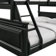 Picture of Calloway Black Twin over Full Bunk Bed