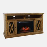 Picture of Telluride Gold Electric Fireplace Media Console