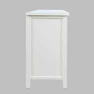 Picture of Urban Icon White Electric Fireplace Media Console