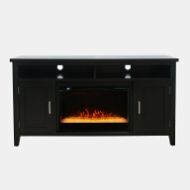 Picture of Urban Icon Black Electric Fireplace Media Console