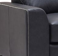 Picture of Blackwell Black Leather Sofa