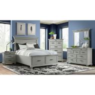 Picture of Slater Grey Queen Storage Bed 