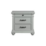 Picture of Slater Grey Nightstand W/USB 