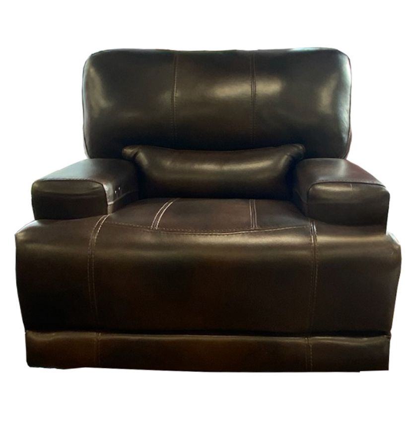 Picture of Chocolate Leather Power Reclining Recliner