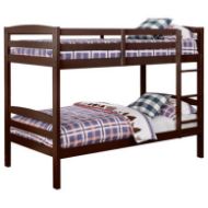 Picture of Espresso Black Twin over Twin Bunk Bed