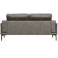 Picture of Stella Charcoal Leather Loveseat